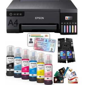 MY PRINT Ecotank L8050|A4 Size 6 Color Wireless Colour Home Inkjet Printers| 3D Printer|(With Epson Ink)|Pvc Card Print|2023 Model|With Usb Cable Extra, Multicolor