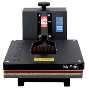 MY PRINT Heavy Duty Multi Purpose DTF Sublimation Vinyl Screen Fusing Heat Press Machine | Use for Print Paper, Mug, Tshirt (Black)